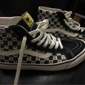 SpongeBob Checkered High-Top vans